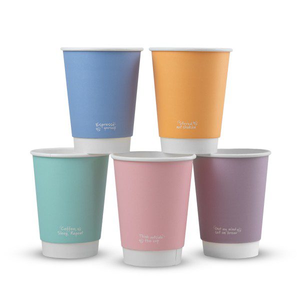 12oz Feel Good double wall hot cup